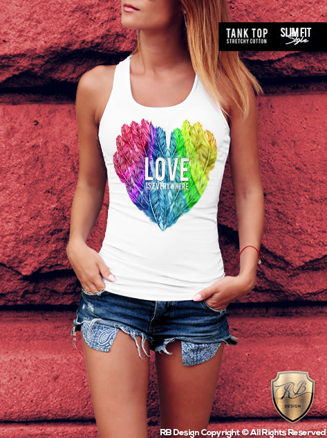 Women's All We Need Is Love Pride Heart Short Sleeve Tee