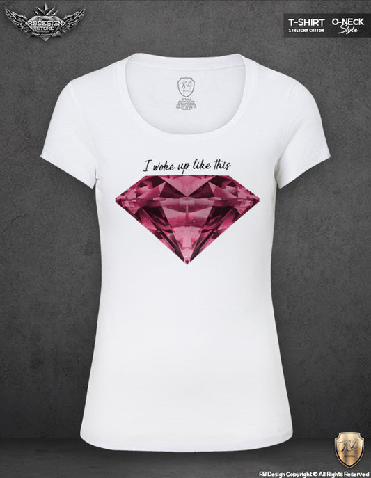 womens purple diamond t-shirts