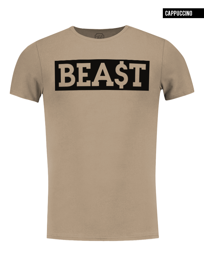 crew neck beast muscle fit t-shirt