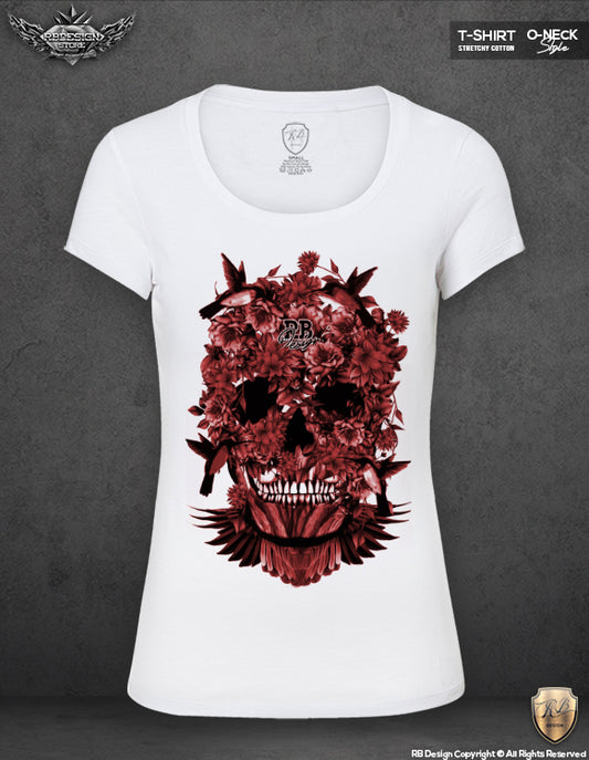 womens skull t shirt