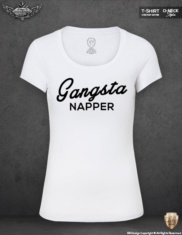 Ladies Gangsta Napper T-shirt  Nap Queen Tank Top WD231