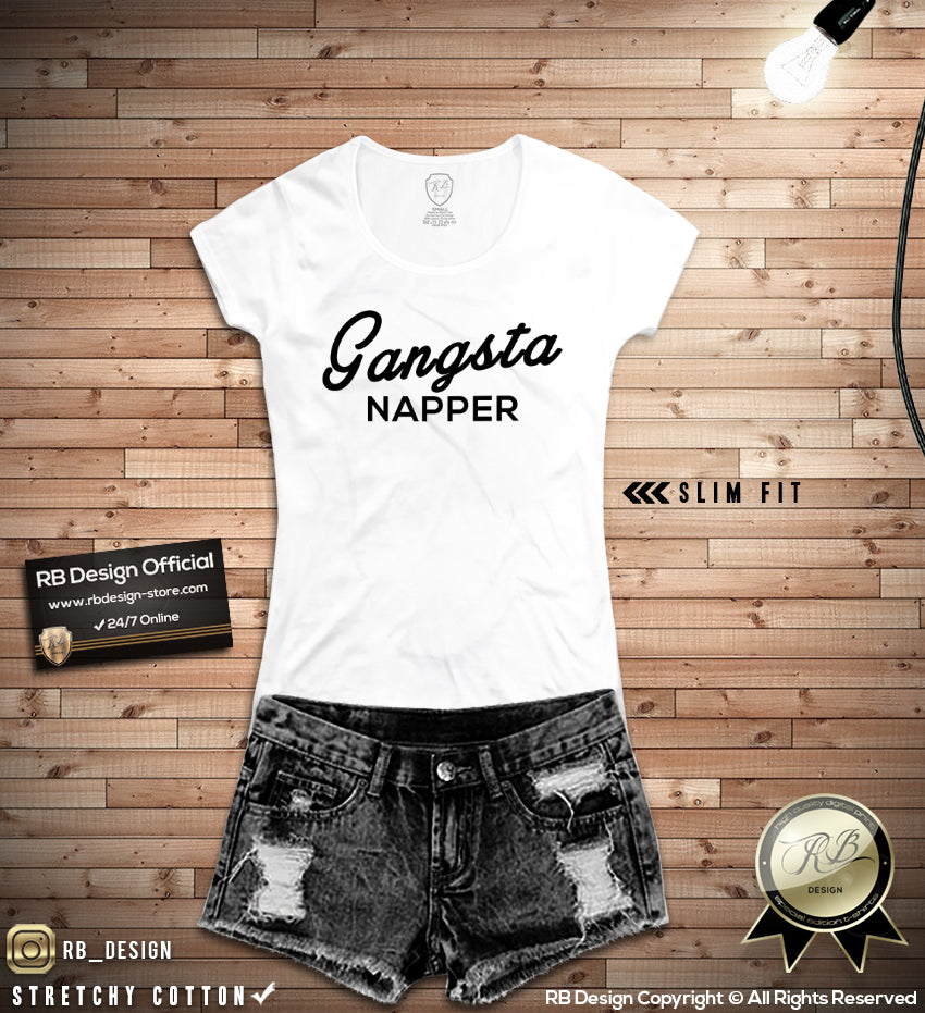 rb design gangsta napper t shirt