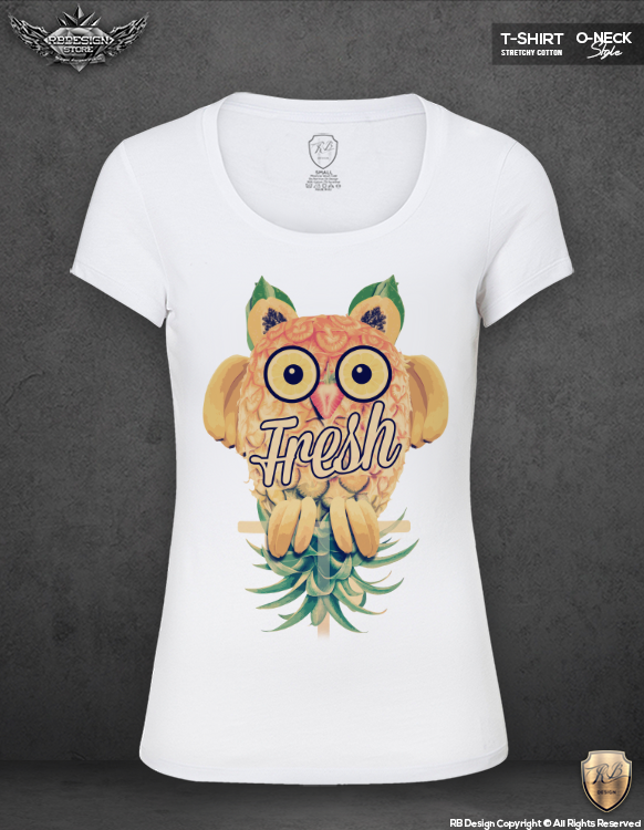 fresh fruits womens owl tees