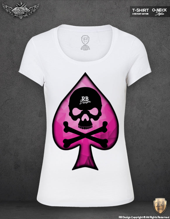 womens skull t shirt