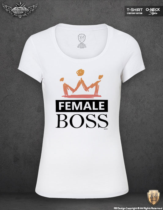 Women's Graphic T-shirt "Female Boss" Cool Trending Top WD349