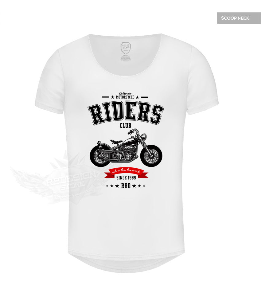 Mens T-shirt California Motorcycle Riders Cool Graphic Tee MD881