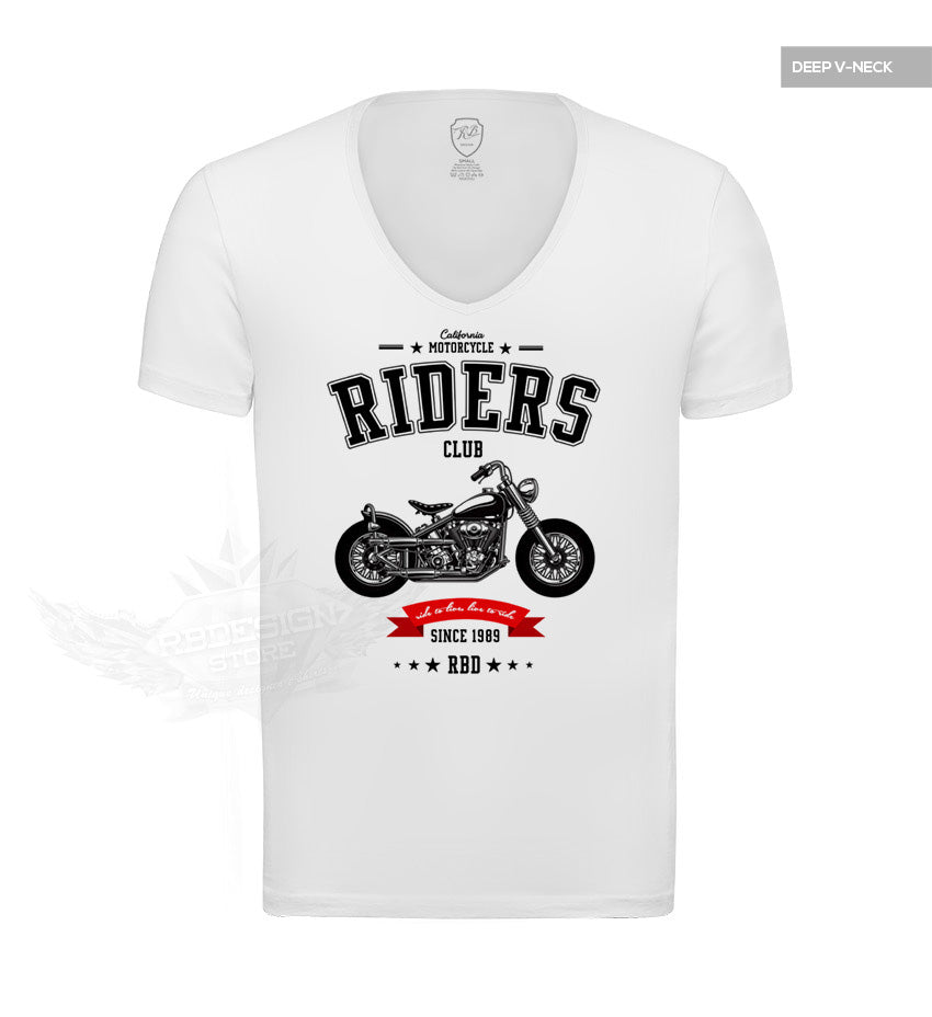 Mens T-shirt California Motorcycle Riders Cool Graphic Tee MD881