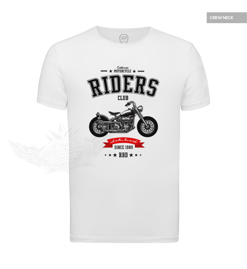 Mens T-shirt California Motorcycle Riders Cool Graphic Tee MD881