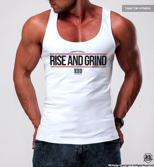 Men's Training Tank Top "Rise and Grind" MD905