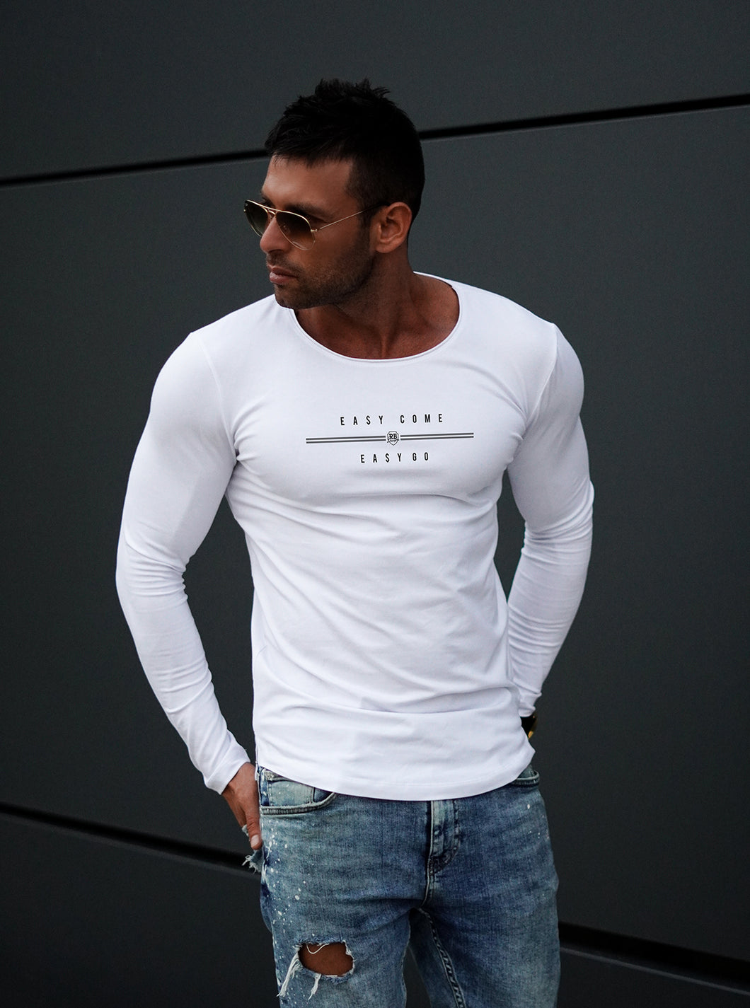 Voeding verkenner Begraafplaats Men's Long Sleeve T-shirts / Slim Fit Clothing Online / Casual Tees – RB  Design Store