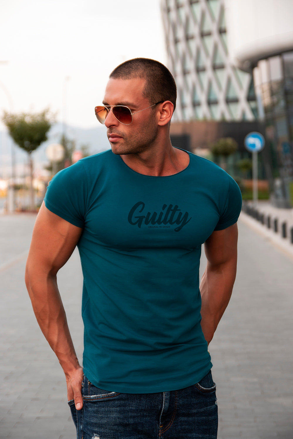 Мen's T-shirt "Guilty" MD965