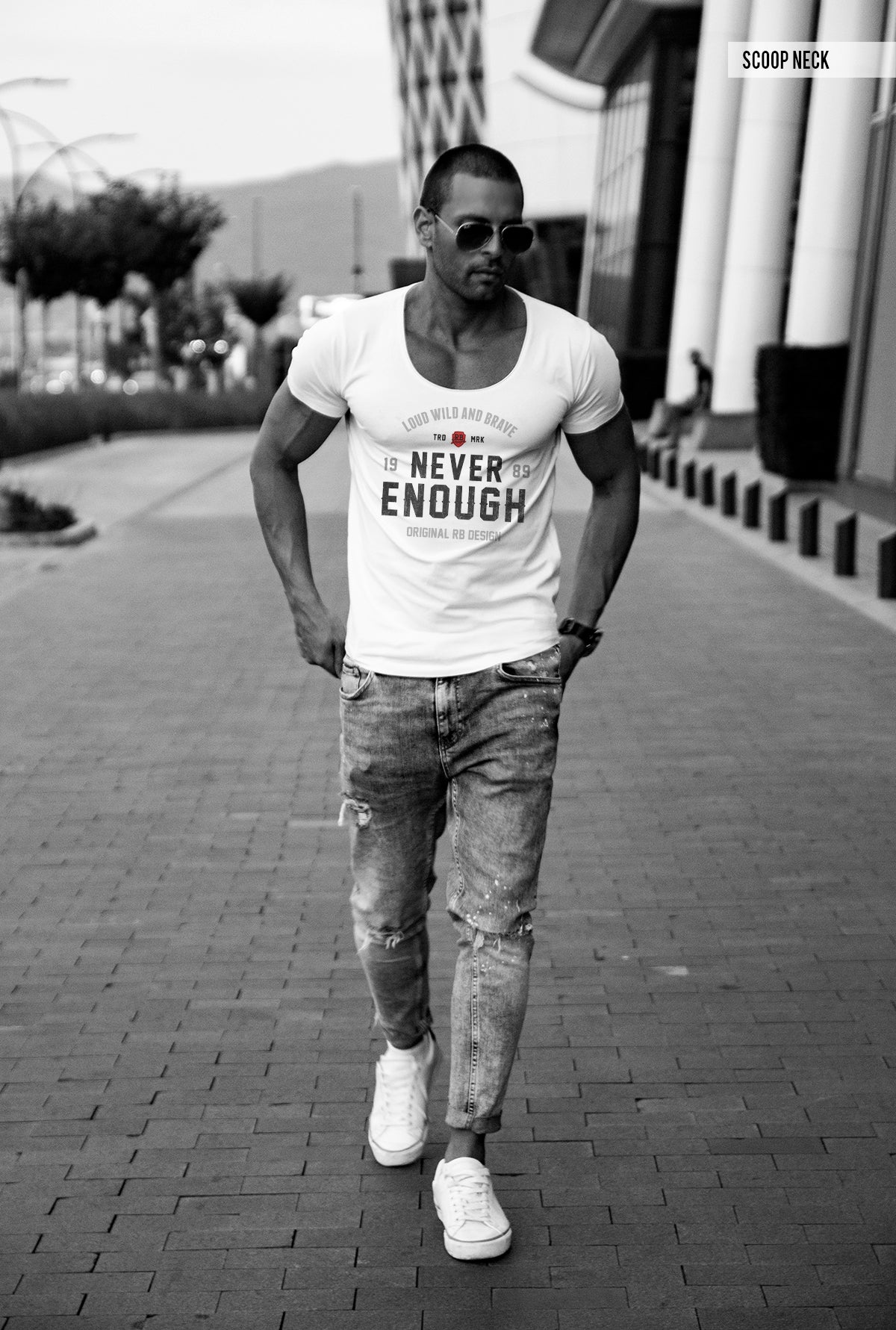 Men's T-shirt "Never Enough" MD981